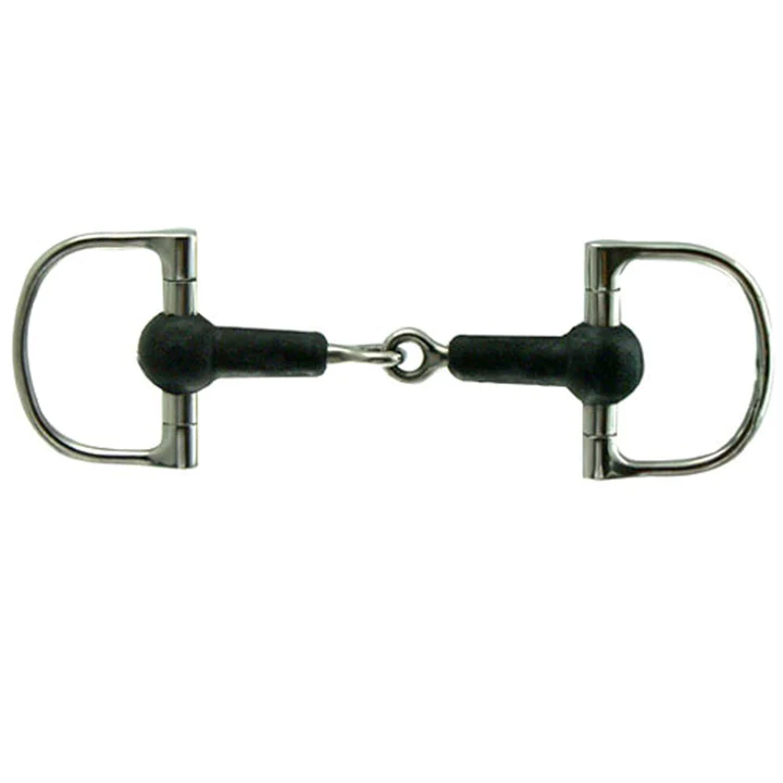 Rubber Dee Ring Snaffle