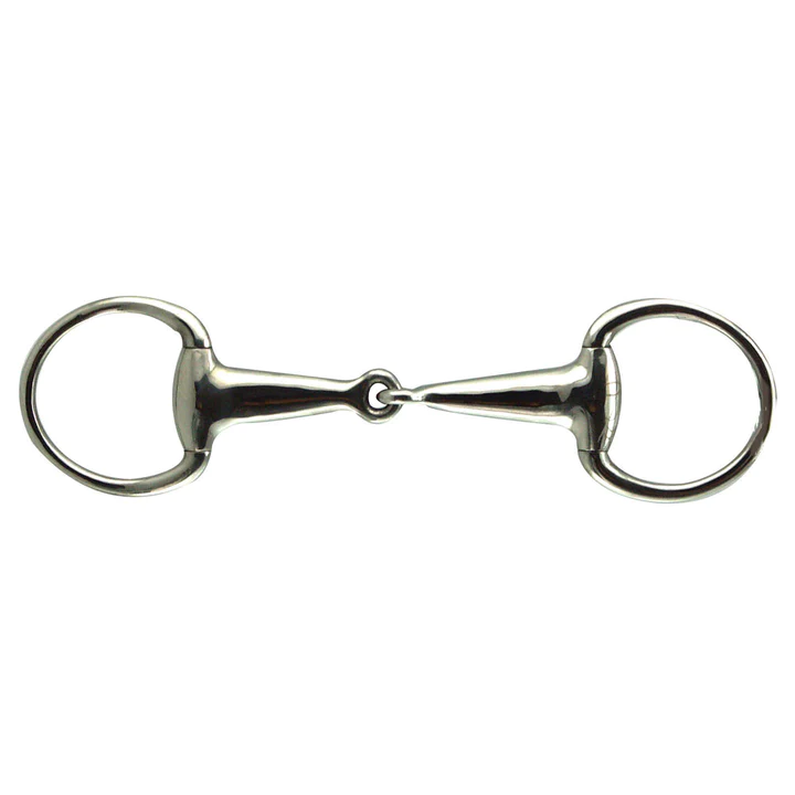 Eggbutt Round Ring Hollow Mouth Snaffle - 22 mm