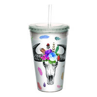 Cool Cup -  Boho Cow Skull