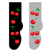 Foozys Ladies Socks - Cherries