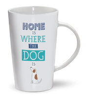 Latte Mug - Home Is Where The Dog Is