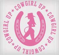 Vinyl Decal - Cowgirl Up! 6