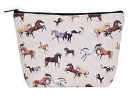 Horses Cosmetic Pouch - Large