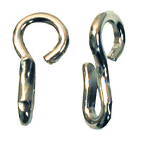 Curb Chain Hooks - Nickel Plated