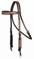 PC Floral Browband Headstall