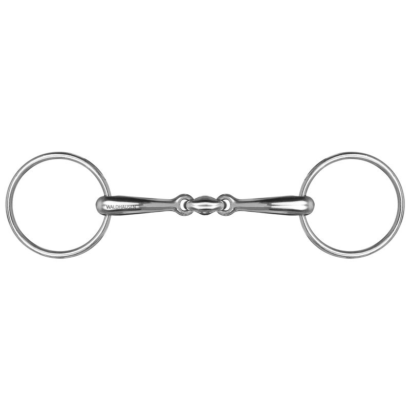 Loose Ring Solid Snaffle with Oval Link - 16 mm