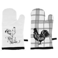 Rooster Oven Mitts