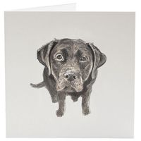 Greeting Card - Irving the Black Lab