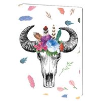Eco Journal - Boho Cow Skull