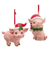 Pig Ornaments - Set of 2