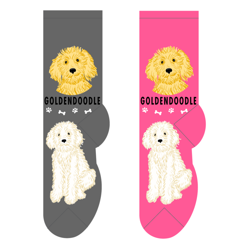 Foozys Ladies Socks - Golden Doodle