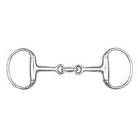 Eggbutt Pony Snaffle with Oval Link