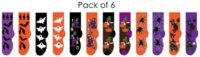 Foozys Ladies Socks - Halloween - Pack of 6