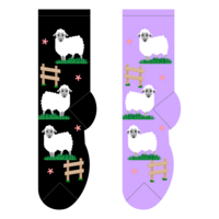 Foozys Ladies Socks - Sheep