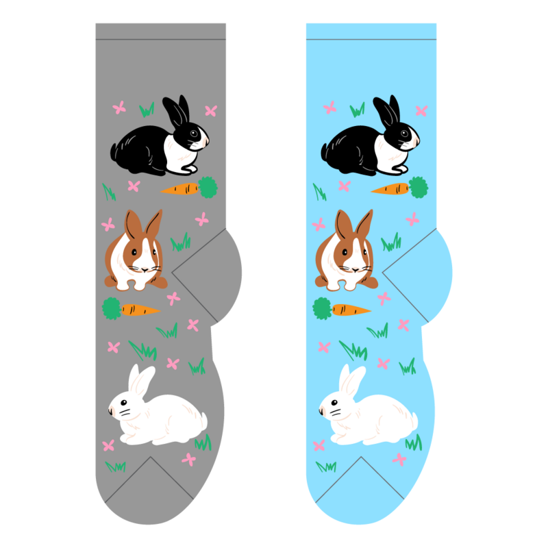 Foozys Ladies Socks - Bunnies