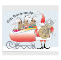 Boxed Christmas Cards - Santa Claus is Coming...