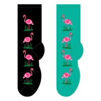 Foozys Ladies Socks - Flamingos