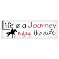 Vinyl Decal - Life is a Journey, Enjoy the Ride - 3