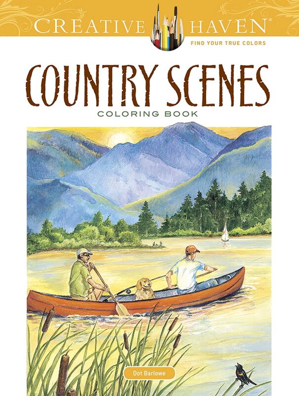 Country Scenes Colouring Book