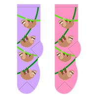 Foozys Ladies Socks - Sloths 2