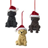 Labrador Retriever Ornaments - Set of 3