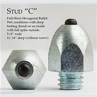 Stud - Full Short Hexagonal Bullet