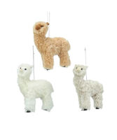 Alpaca Ornaments - Set of 3