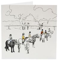 Greeting Card - Sunny Ringside Afternoon