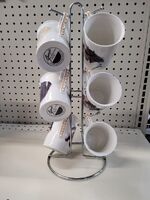 Set of 6 Mugs & Stand