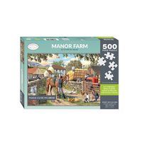 Jigsaw Puzzle 500 pieces - Manor Farm - Available August 2023