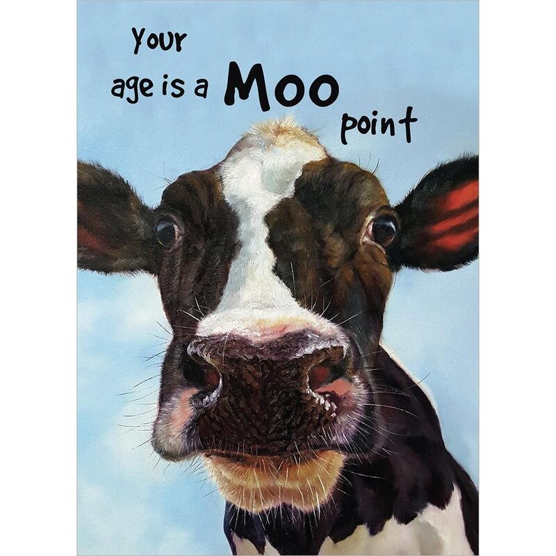 Birthday Card - A Moo Point