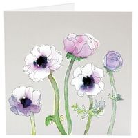 Greeting Card - Anemones
