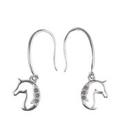 Sterling Silver Horse Head Earrings