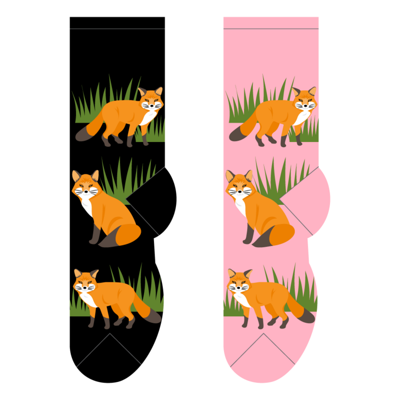 Foozys Ladies Socks - Sly Fox