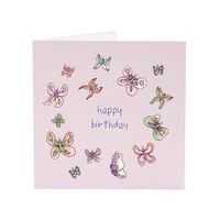 Greeting Card - Butterflies Circling