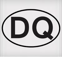 Vinyl Decal - DQ Oval