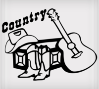 Vinyl Decal -Country - 6
