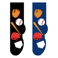 Foozys Mens' Socks - Baseball