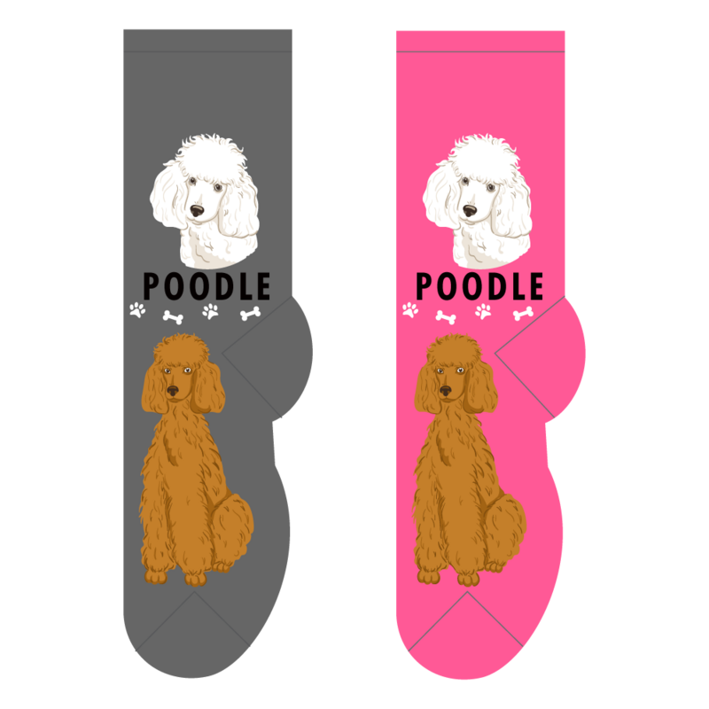 Foozys Ladies Socks - Poodle