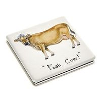Compact Mirror - Posh Cow