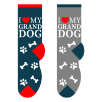 Foozys Ladies Socks - I Love My Granddog