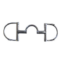 Robart Pinchless Dee Ring Snaffle with Wide Port