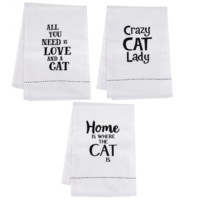 Cat Kitchen Towels - Set of 3