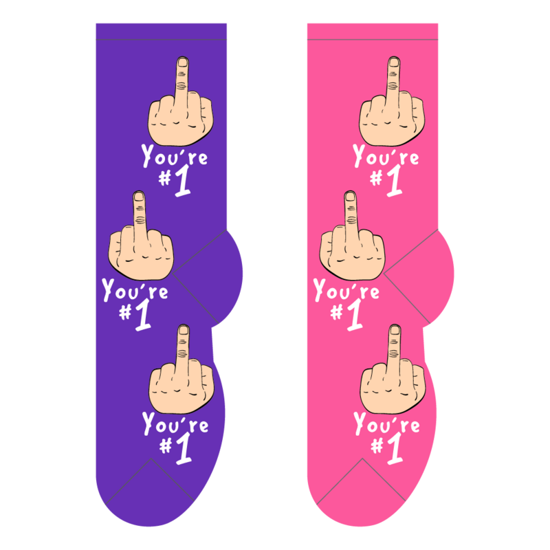 Foozys Ladies Socks - You're #1