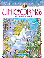 Creative Haven Unicorns Colouring Book