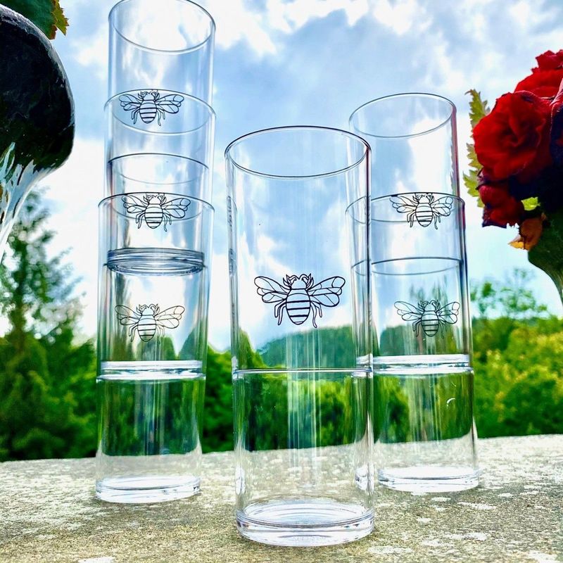 Polycarbonate Bee Highball Glass