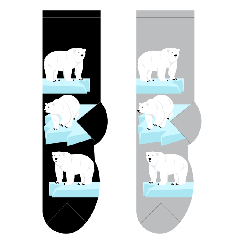 Foozys Ladies Socks - Polar Bear