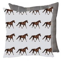 Trotting Horse Cushion