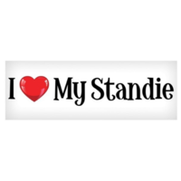 Vinyl Decal - I Love My Standie - 3