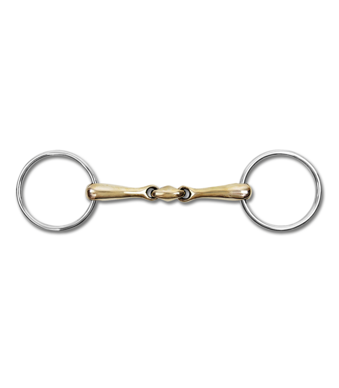 Cupris Double Jointed Loose Ring Snaffle